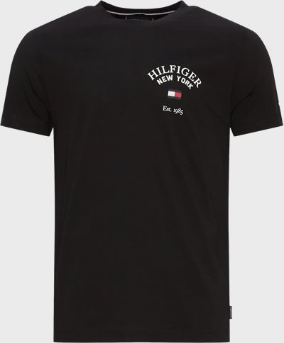 Tommy Hilfiger T-shirts 33689 ARCH VARSITY TEE Black
