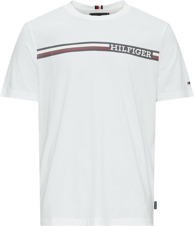 32595 SMALL CHEST STRIPE MONOTYPE T-shirts HVID from Tommy Hilfiger 27 EUR