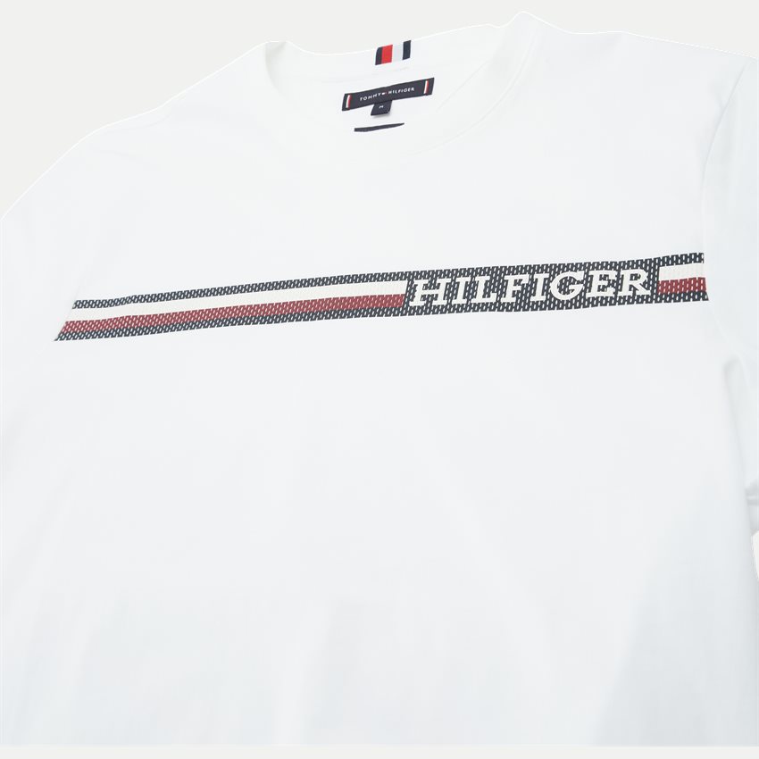 33688 MONOTYPE CHEST STRIP TEE T-shirts HVID from Tommy Hilfiger 54 EUR