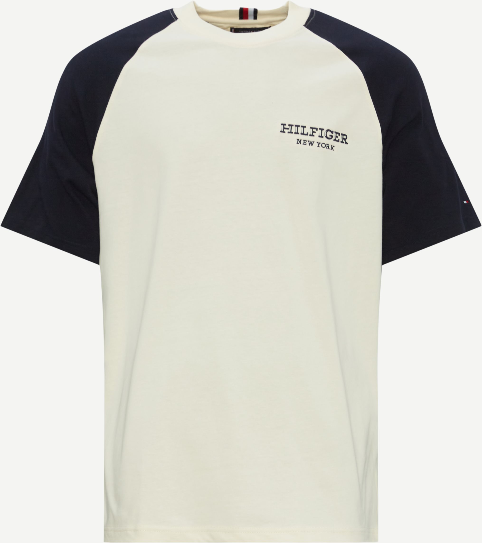 Tommy Hilfiger T-shirts 33679 MONOTYPE RAGLAN COLORBLOCK TEE Sand