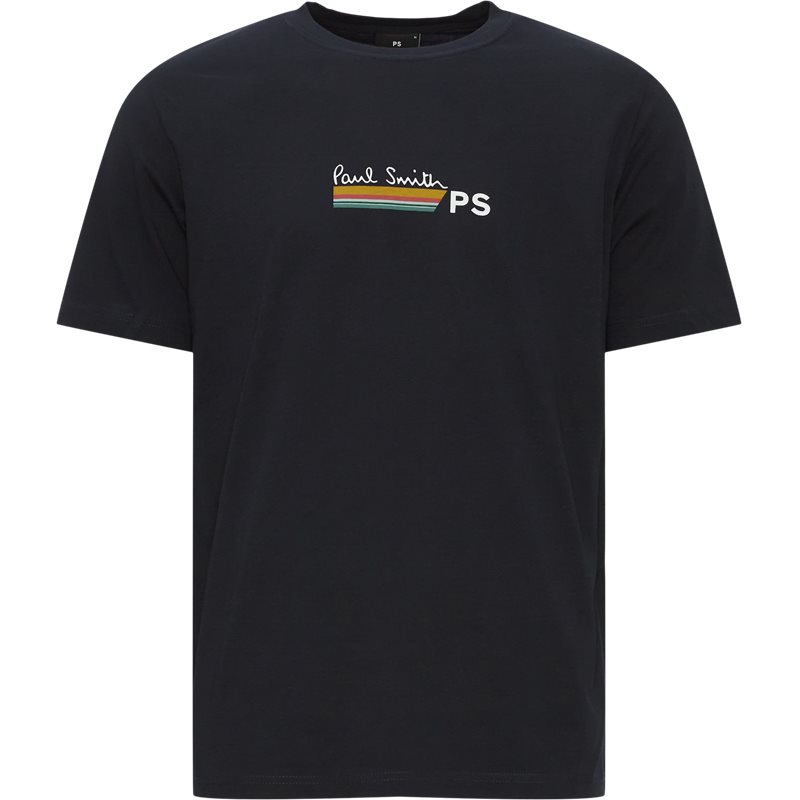 Se PS by Paul Smith Regular fit 011R P4446 T-shirts Navy hos Axel.dk
