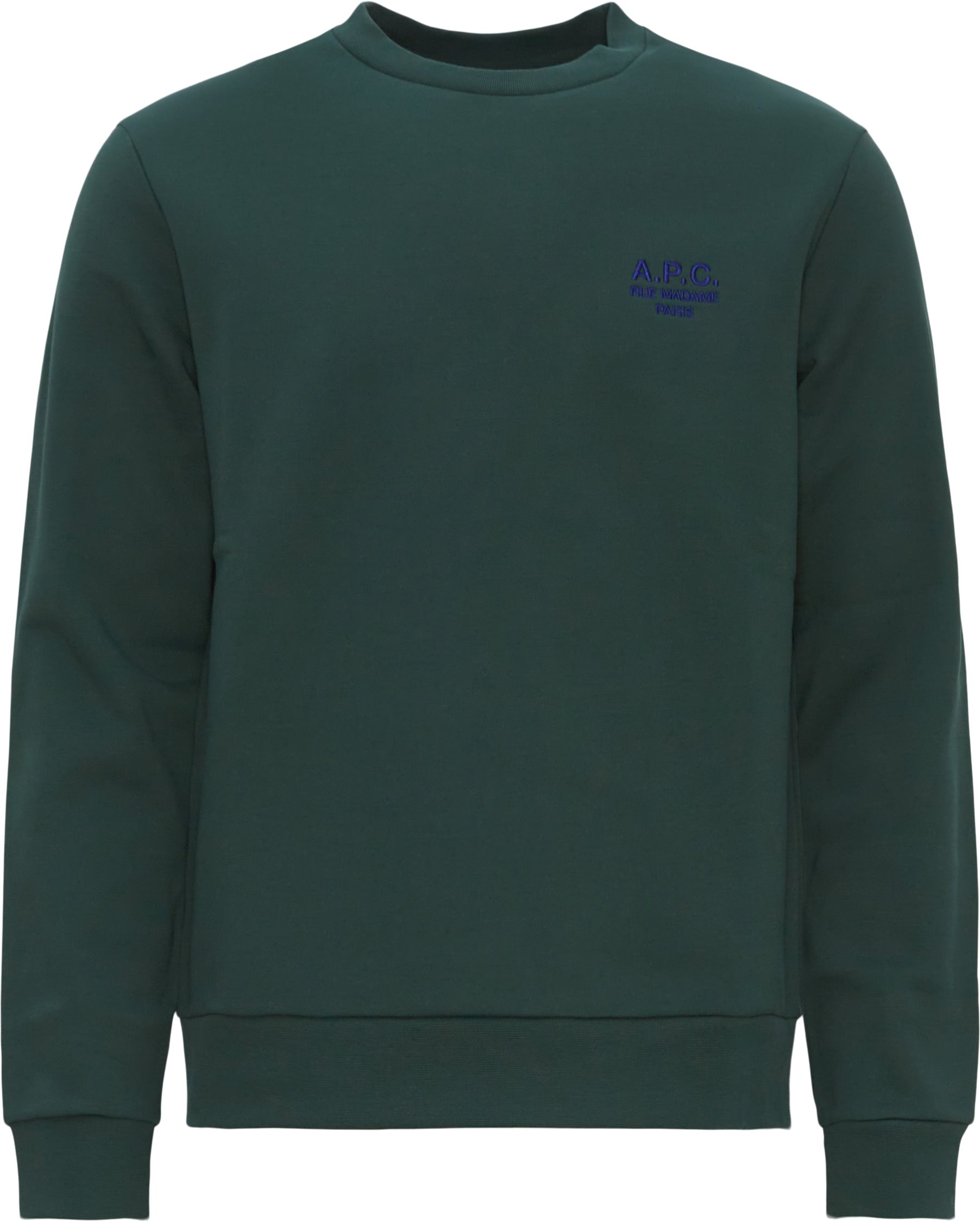 A.P.C. Sweatshirts COGVG H27699 Green