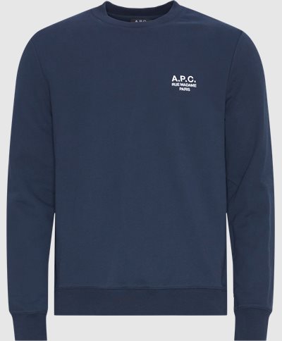 A.P.C. Sweatshirts COEZD H27699 Blå