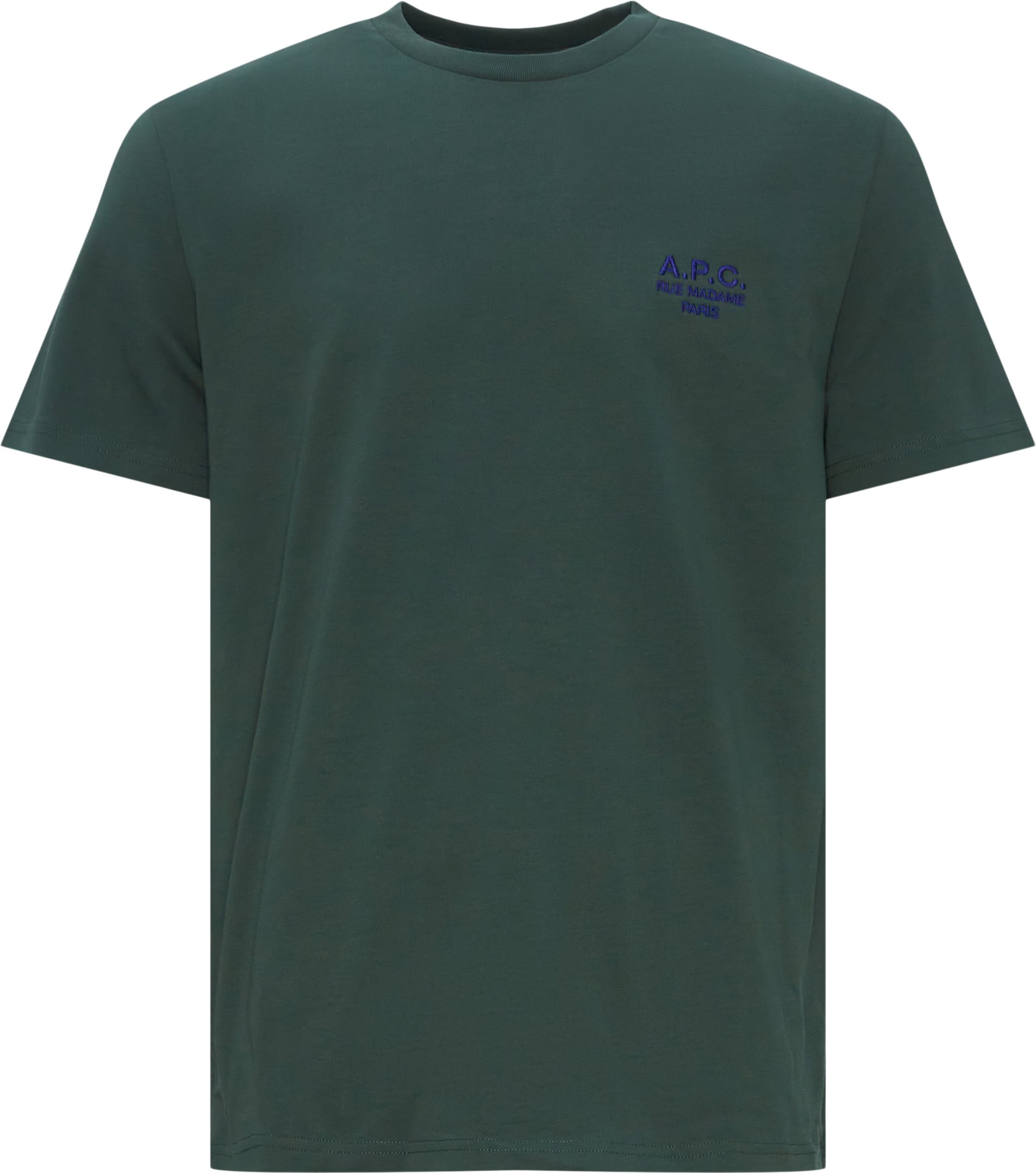 A.P.C. T-shirts COEZC H26247 NEW RAYMOND Grön