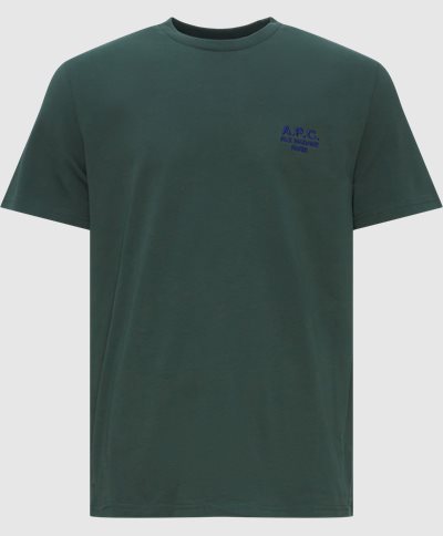 A.P.C. T-shirts COEZC H26247 NEW RAYMOND Grön