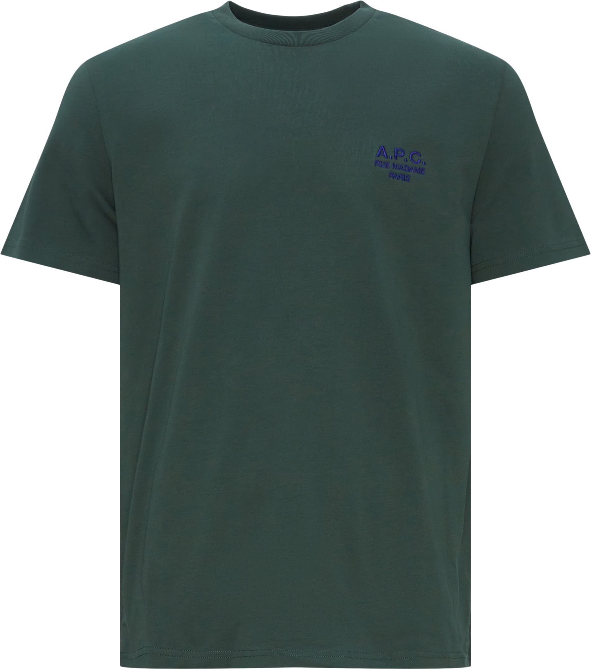 A.P.C. T-shirts COEZC H26247 NEW RAYMOND Green