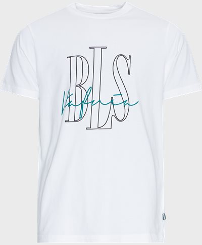 BLS T-shirts SIGNATURE OUTLINE T-SHIRT 202403011 Vit