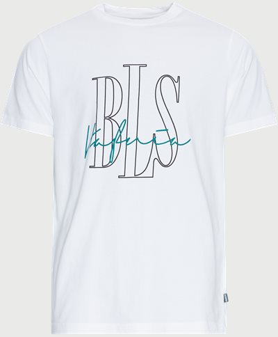BLS T-shirts SIGNATURE OUTLINE T-SHIRT 202403011 Vit