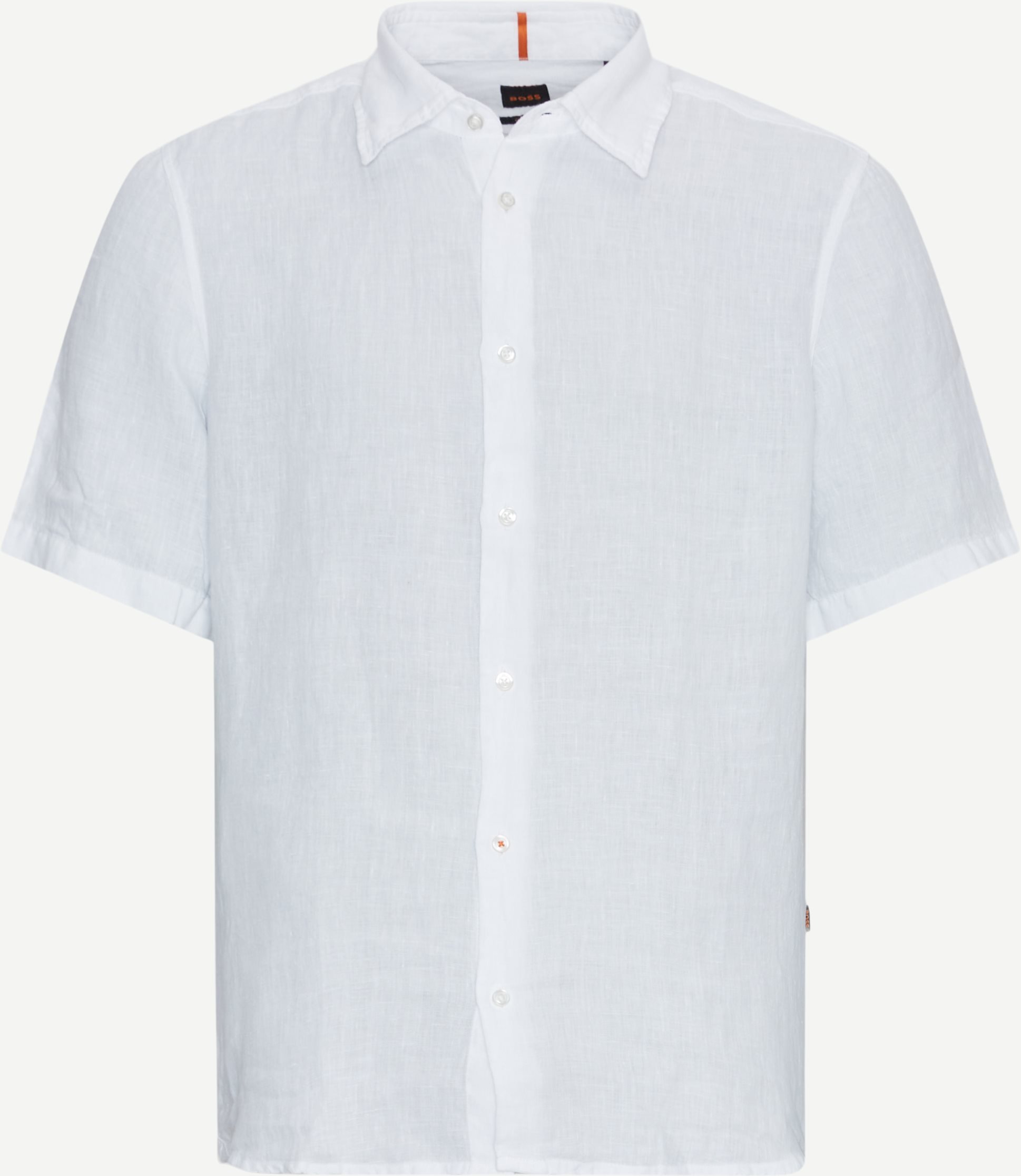 BOSS Casual Linen shirts 50489345 RASH_2 White