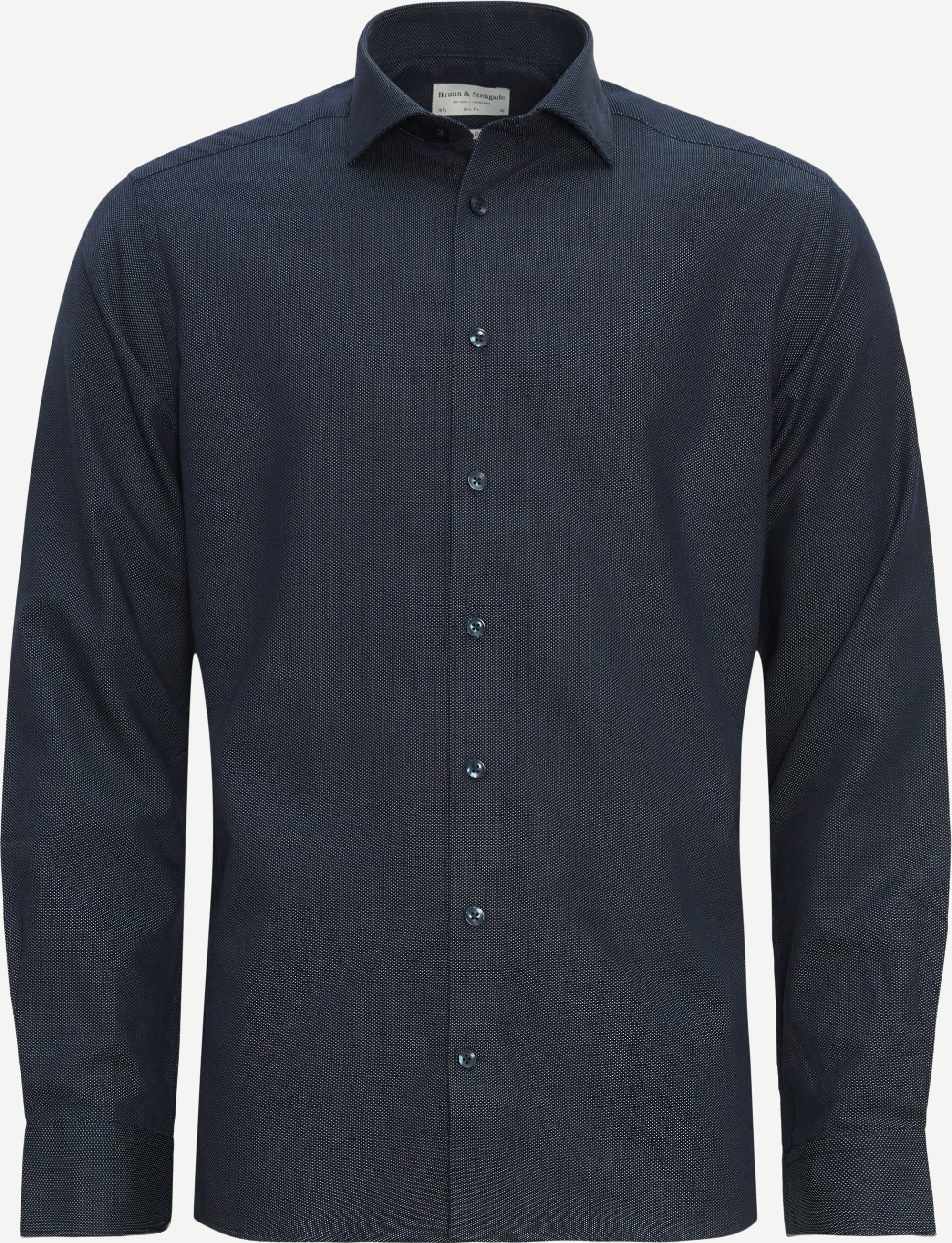 Bruun & Stengade Shirts FAVRE SHIRT 2401-15009 Blue