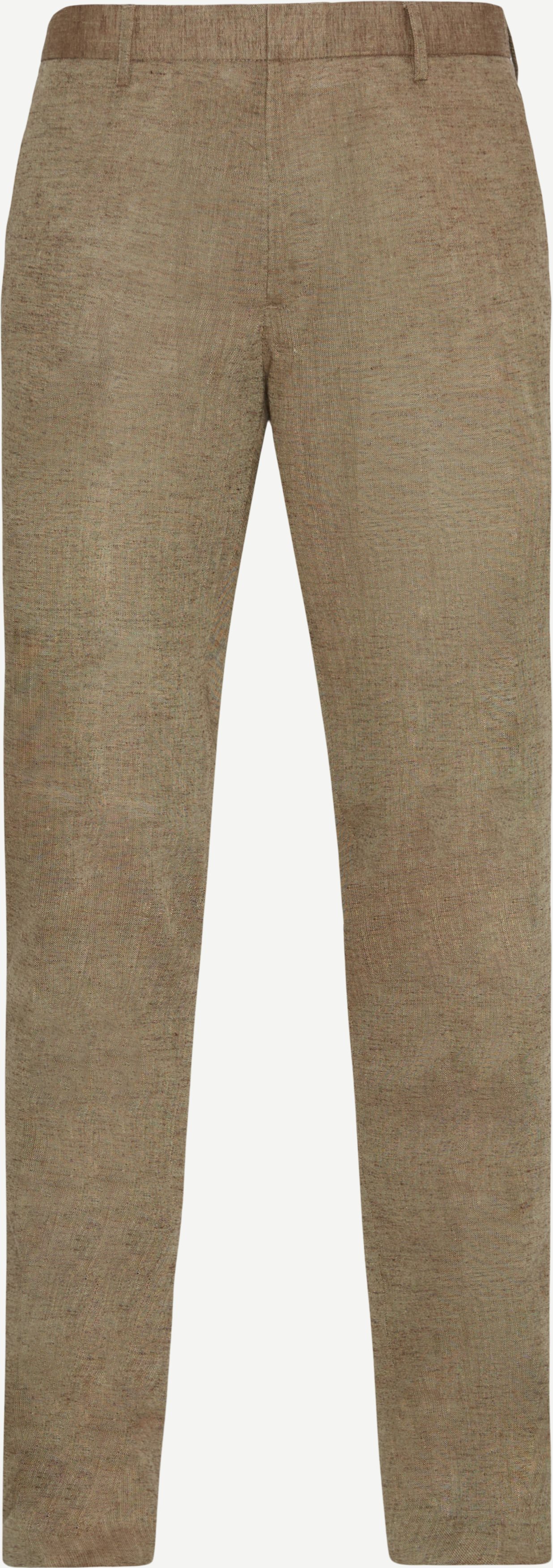 Bruun & Stengade Trousers POLLINO SUIT PANTS 2401-10002 Brown