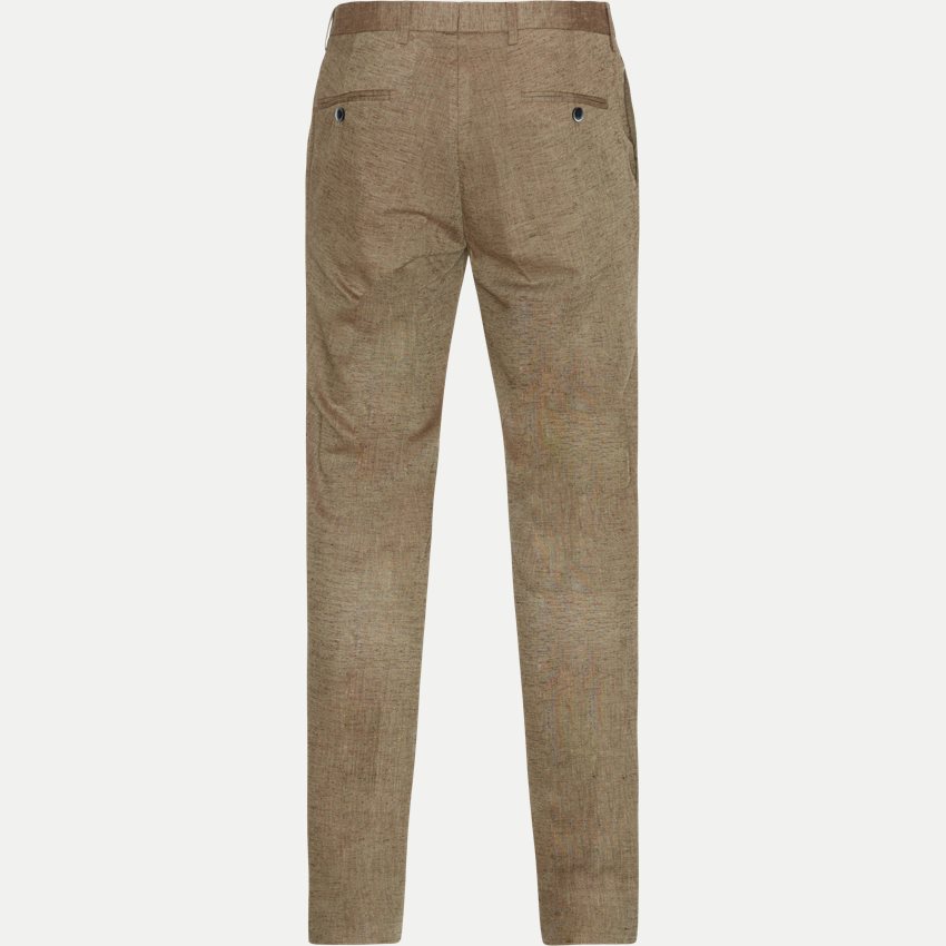 Bruun & Stengade Trousers POLLINO SUIT PANTS 2401-10002 BROWN