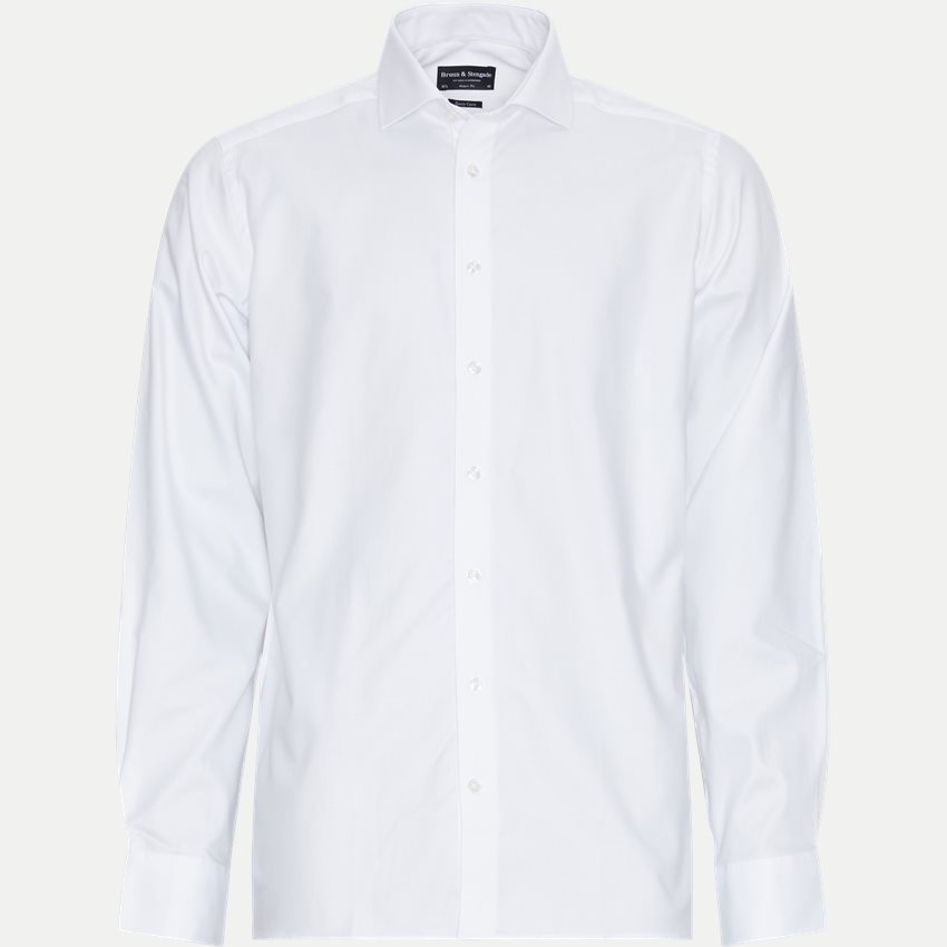 Bruun & Stengade Shirts BEGOVIC SHIRT 2401-100-18 WHITE