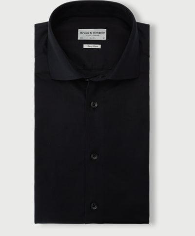 Bruun & Stengade Shirts MILES SHIRT 2401-200-21 Black