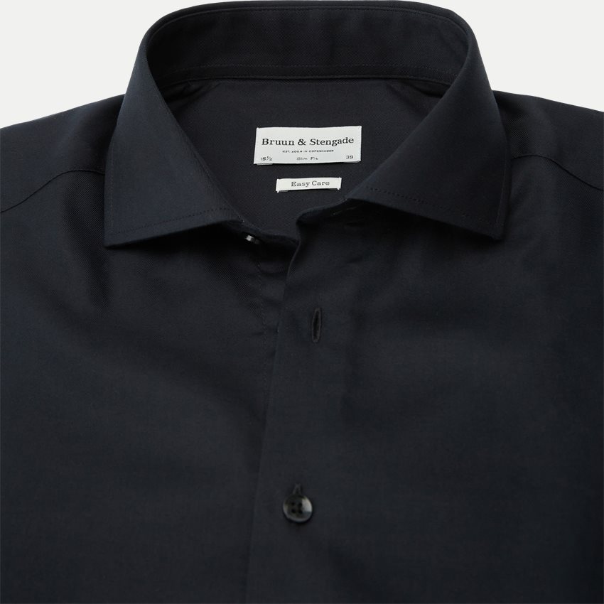Bruun & Stengade Shirts MILES SHIRT 2401-200-21 BLACK