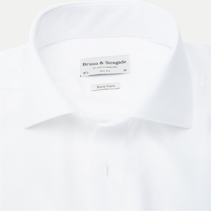 Bruun & Stengade Shirts MILES SHIRT 2401-200-21 WHITE