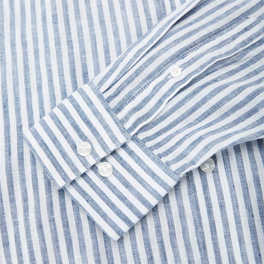 Bruun & Stengade Shirts SYDNEY SHIRT 2401-19007 BLUE/WHITE