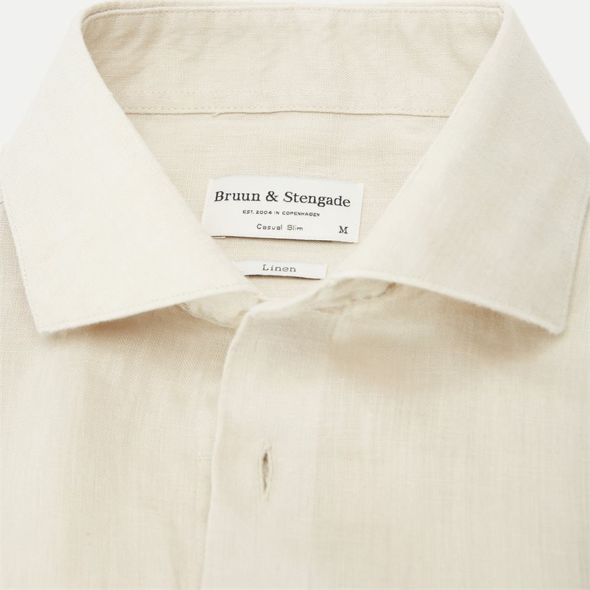 Bruun & Stengade Shirts PERTH SHIRT 2401-19001 SAND