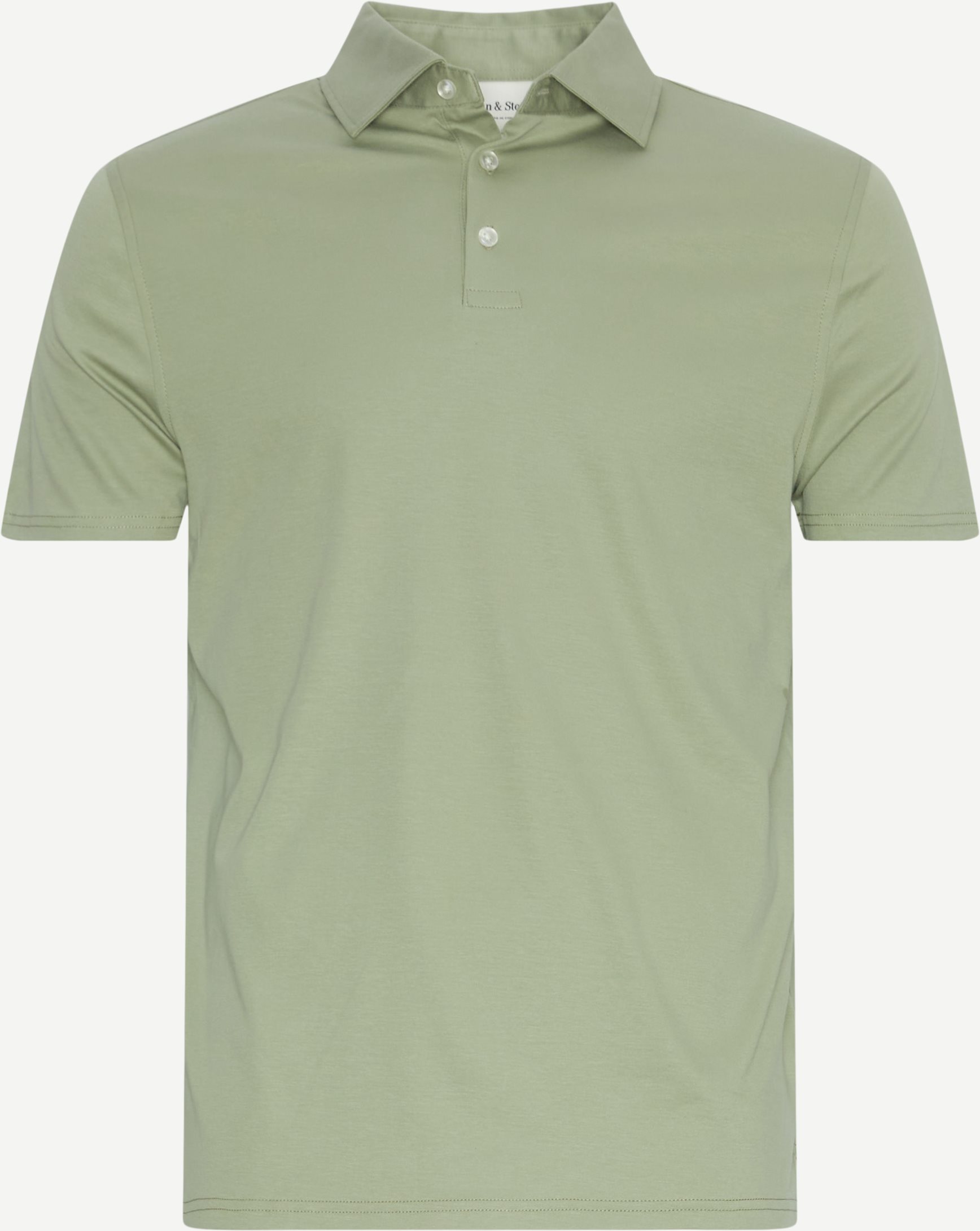 Bruun & Stengade T-shirts CAYO POLO SHIRT 2401-03004 Green