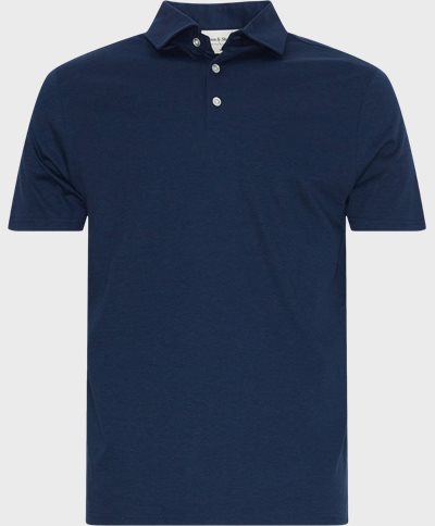Bruun & Stengade T-shirts CAYO POLO SHIRT 2401-03004 Blue