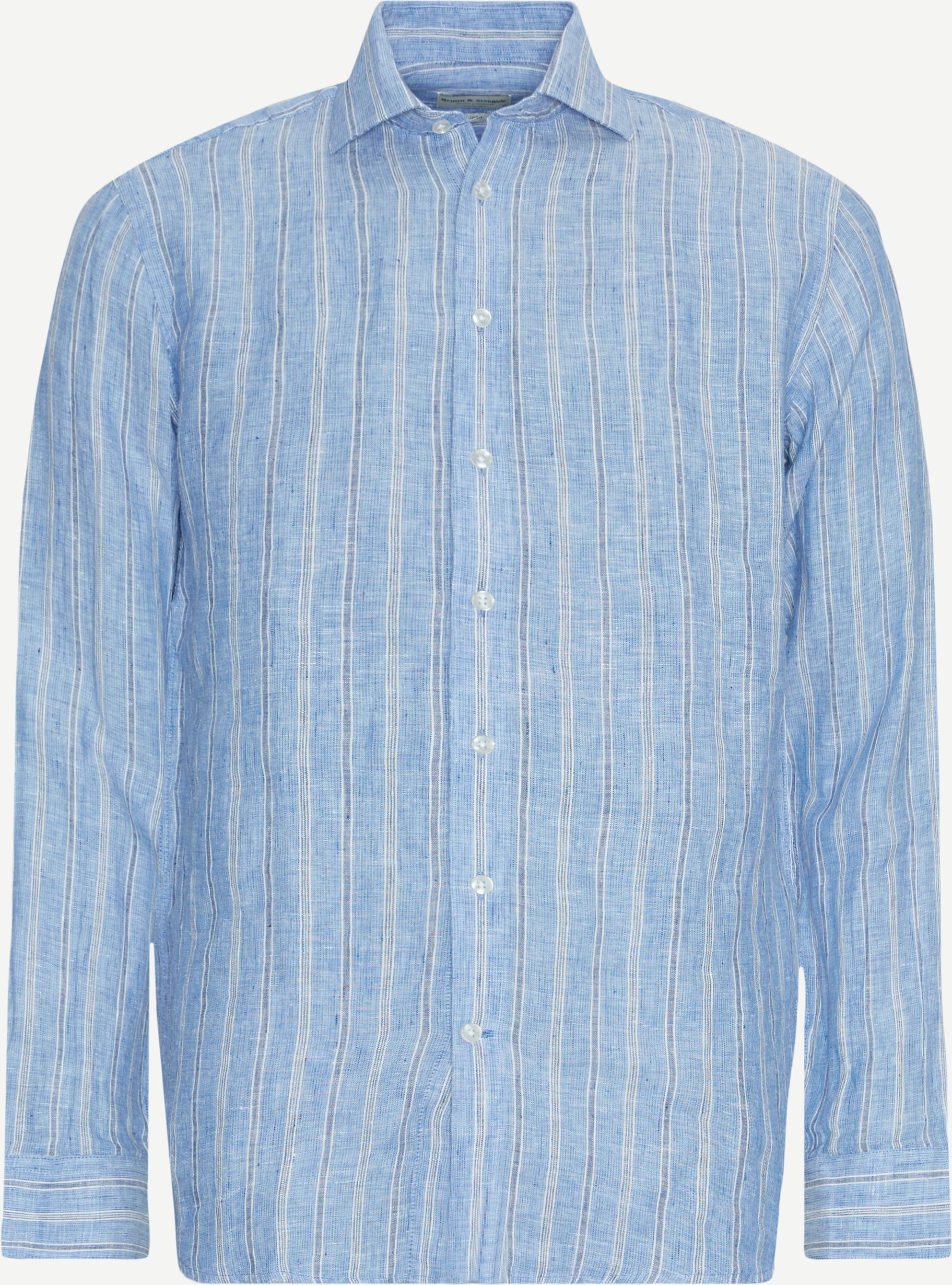 Bruun & Stengade Shirts LISMORE SHIRT 2401-19006 Blue