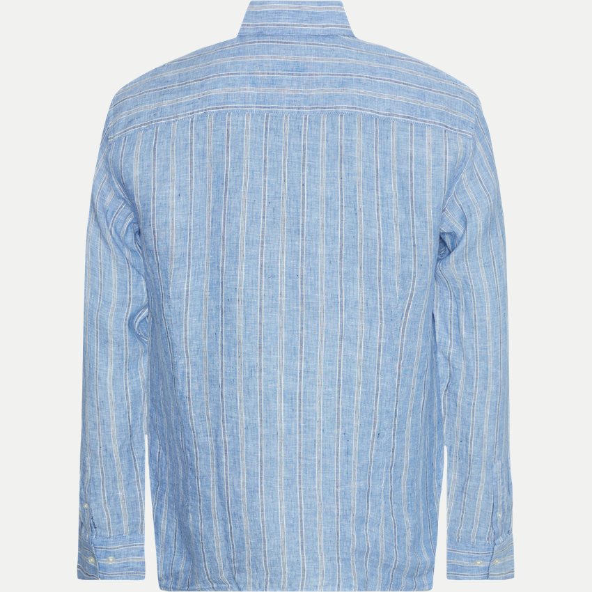 Bruun & Stengade Shirts LISMORE SHIRT 2401-19006 BLUE/GREY