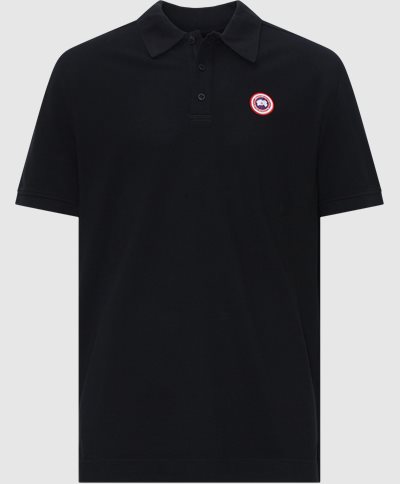 Canada Goose T-shirts BECKLEY POLO 1600M Black