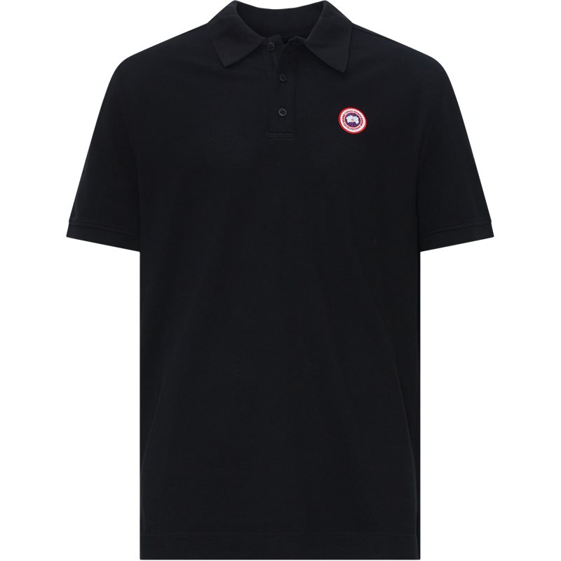 #2 - Canada Goose Regular fit BECKLEY POLO 1600M T-shirts Black