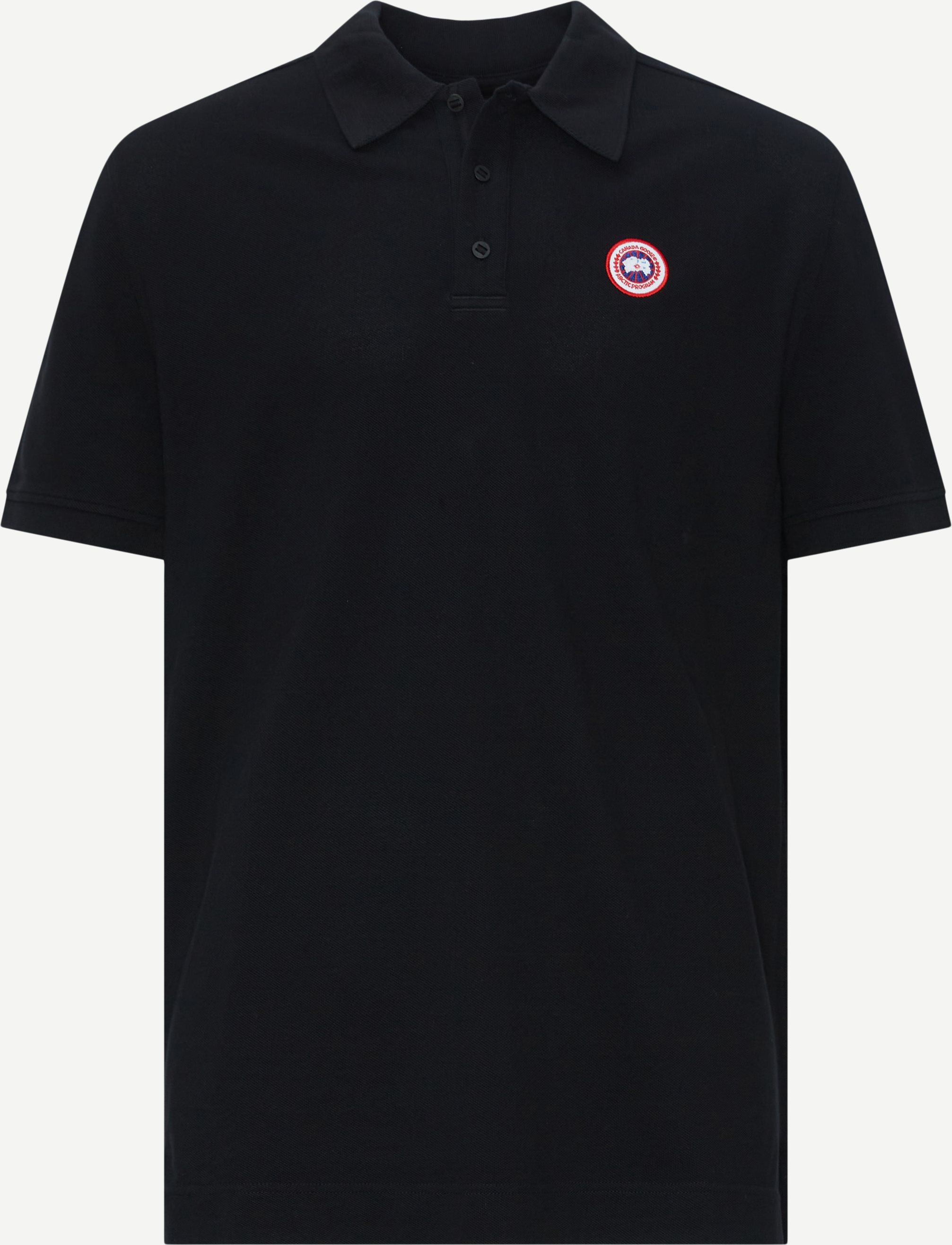 Canada Goose T-shirts BECKLEY POLO 1600M Black