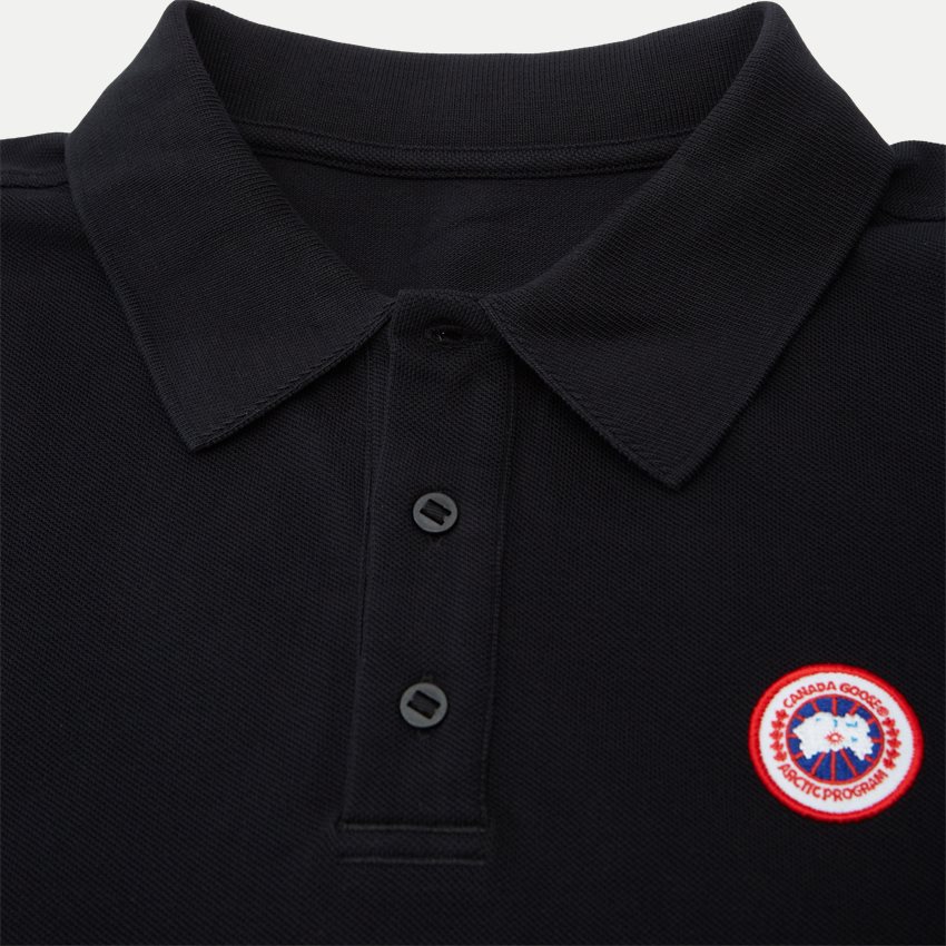 Canada Goose T-shirts BECKLEY POLO 1600M BLACK