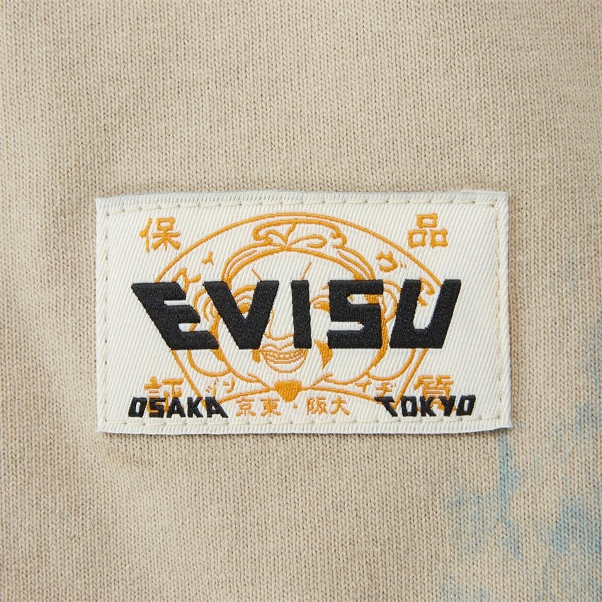 EVISU T-shirts SEAGULL PRINT SPRAYED TEE 2ESHTM4TS8057 MULTI