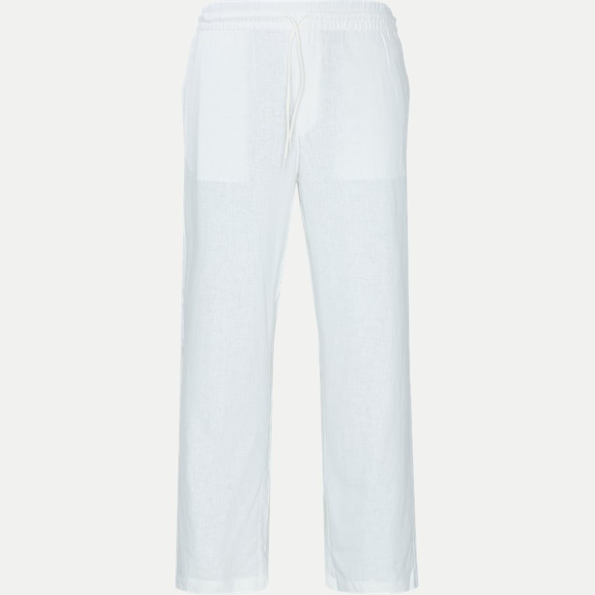 Les Deux Bukser PATRICK LINEN PANTS LDM510131 WHITE