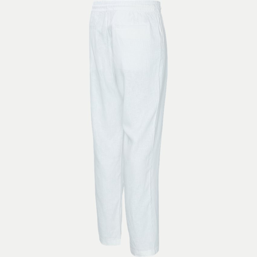 Les Deux Bukser PATRICK LINEN PANTS LDM510131 WHITE