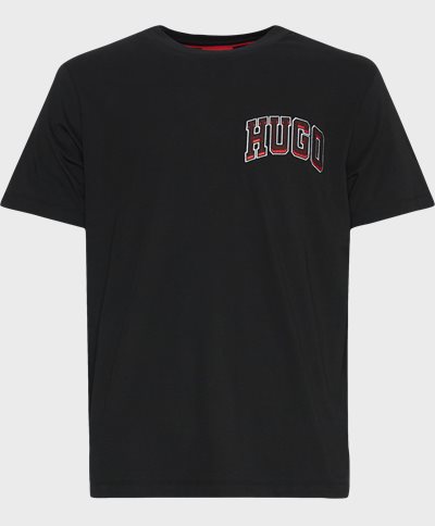 HUGO T-shirts 50515067 DASKO Svart