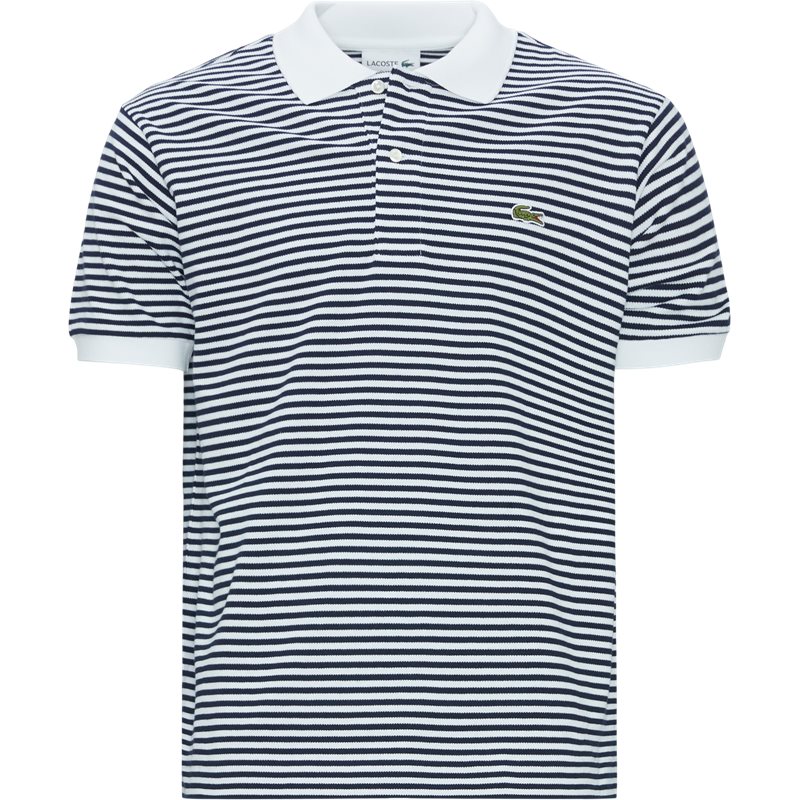 Lacoste - Striped Cotton Polo Shirt