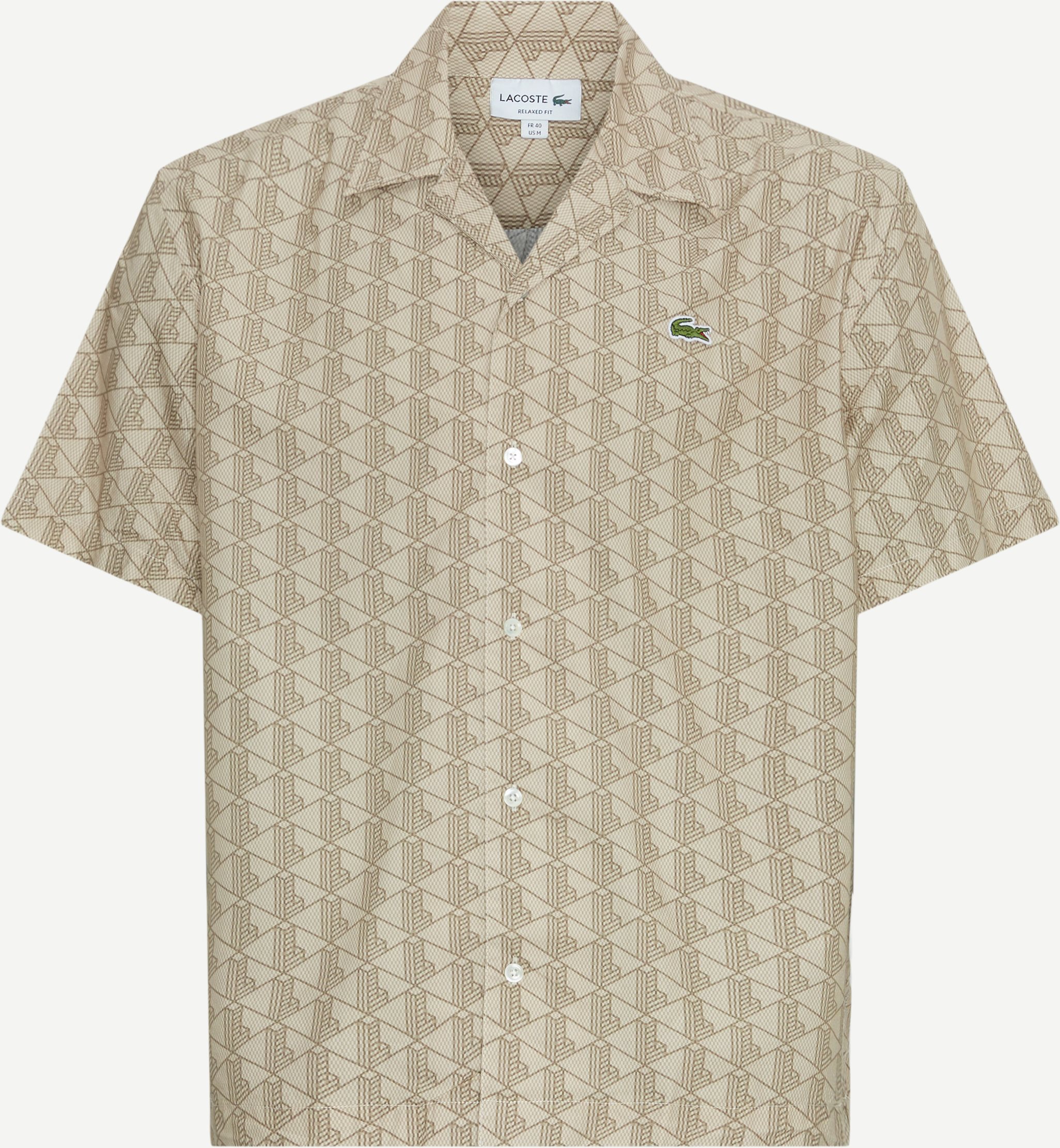 Lacoste Kortärmade skjortor CH8792 Sand