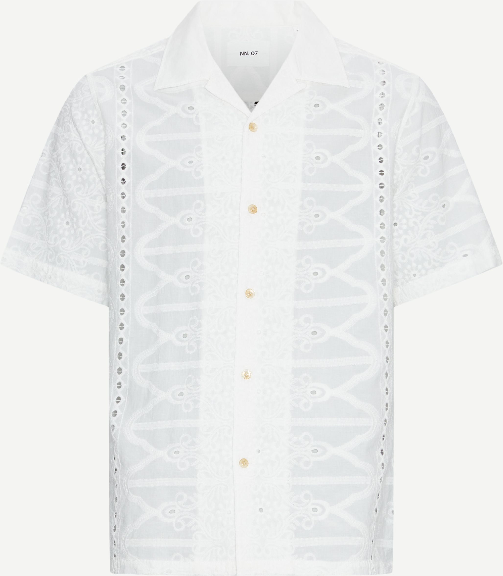 NN.07 Kortærmede skjorter JULIO  SS 5392 Hvid