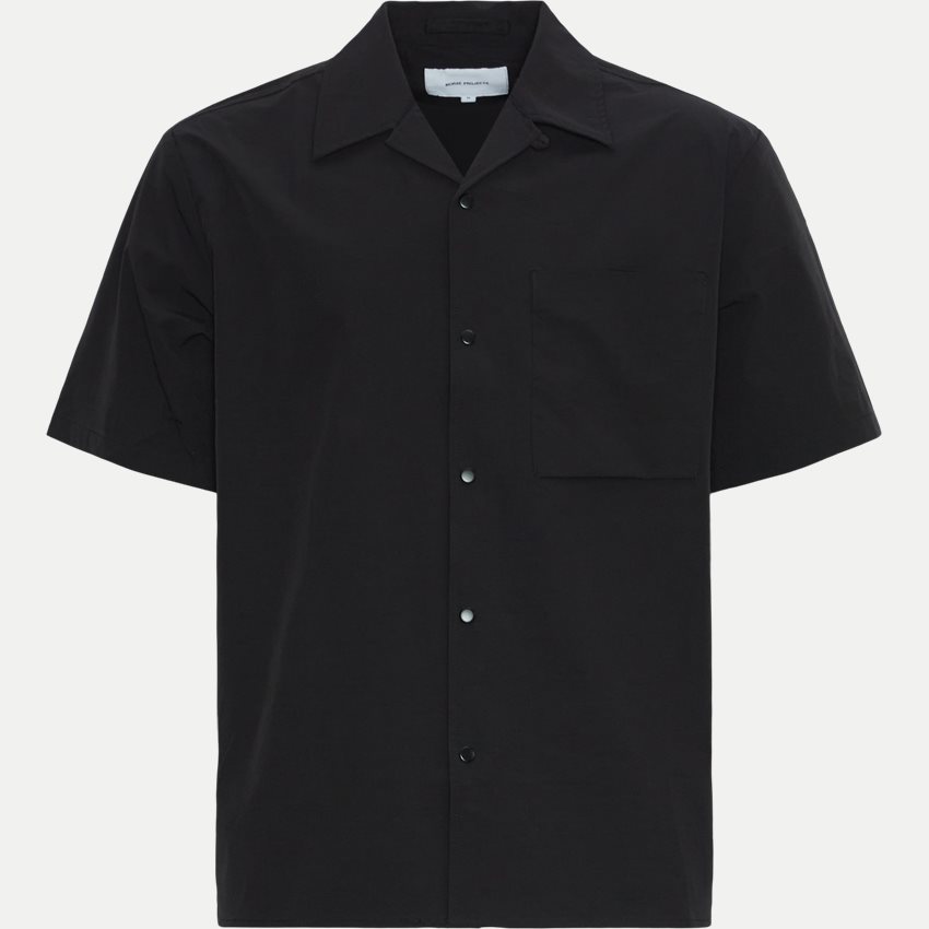 Norse Projects Shirts CARSTEN TRAVEL LIGHT N40-0626 SORT