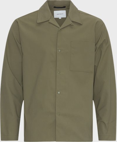 Norse Projects Skjortor CARSTEN SOLOTEX TWILL SHIRT N40-0789 2401 Armé