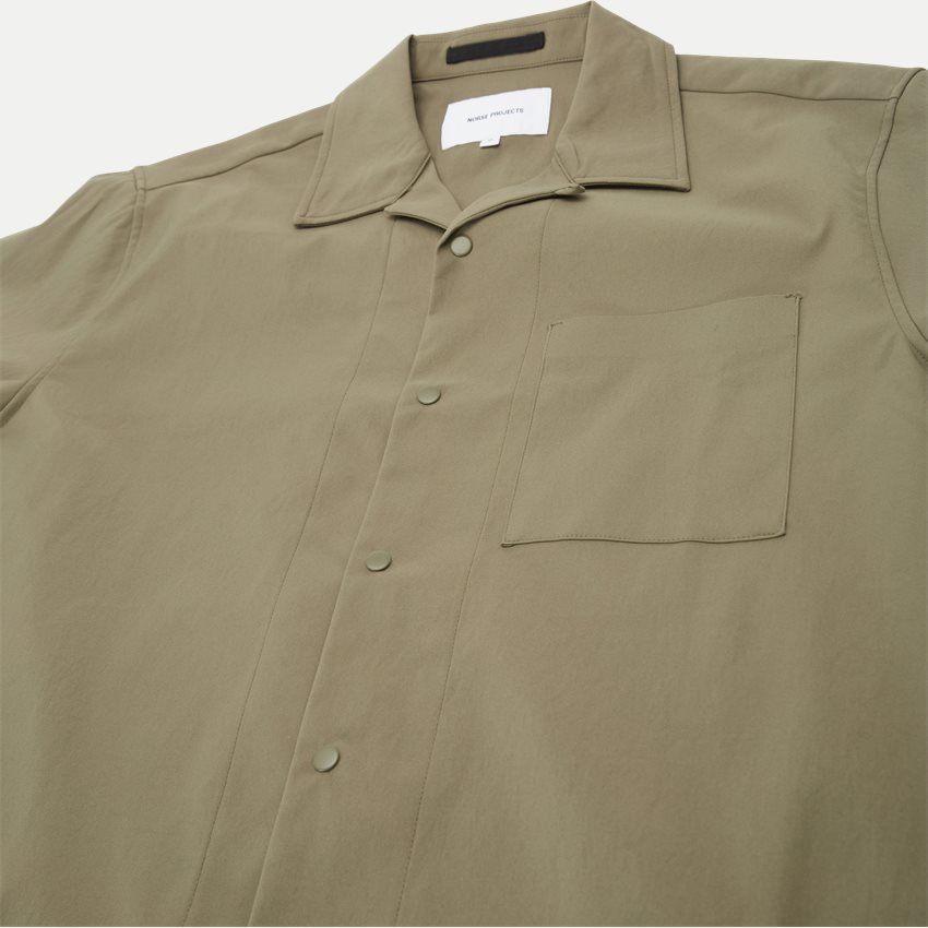 Norse Projects Skjortor CARSTEN SOLOTEX TWILL SHIRT N40-0789 2401 OLIVEN