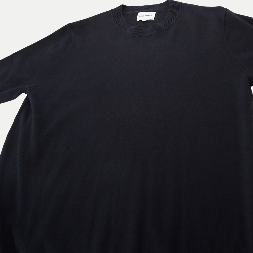 Norse Projects T-shirts RHYS COTTON LINNEN T-SHIRT N45-0600 NAVY