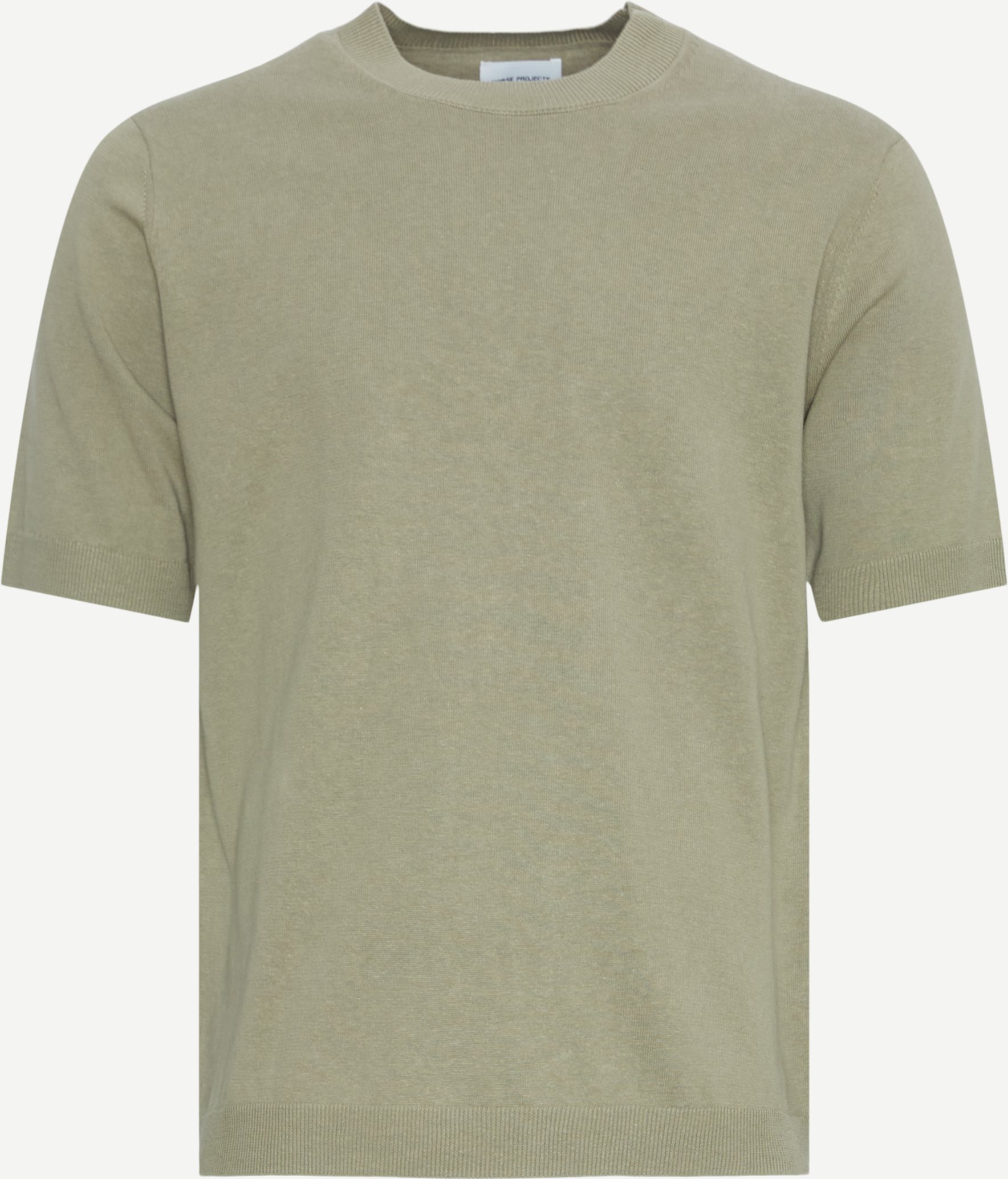 Norse Projects T-shirts RHYS COTTON LINNEN T-SHIRT N45-0600 Army