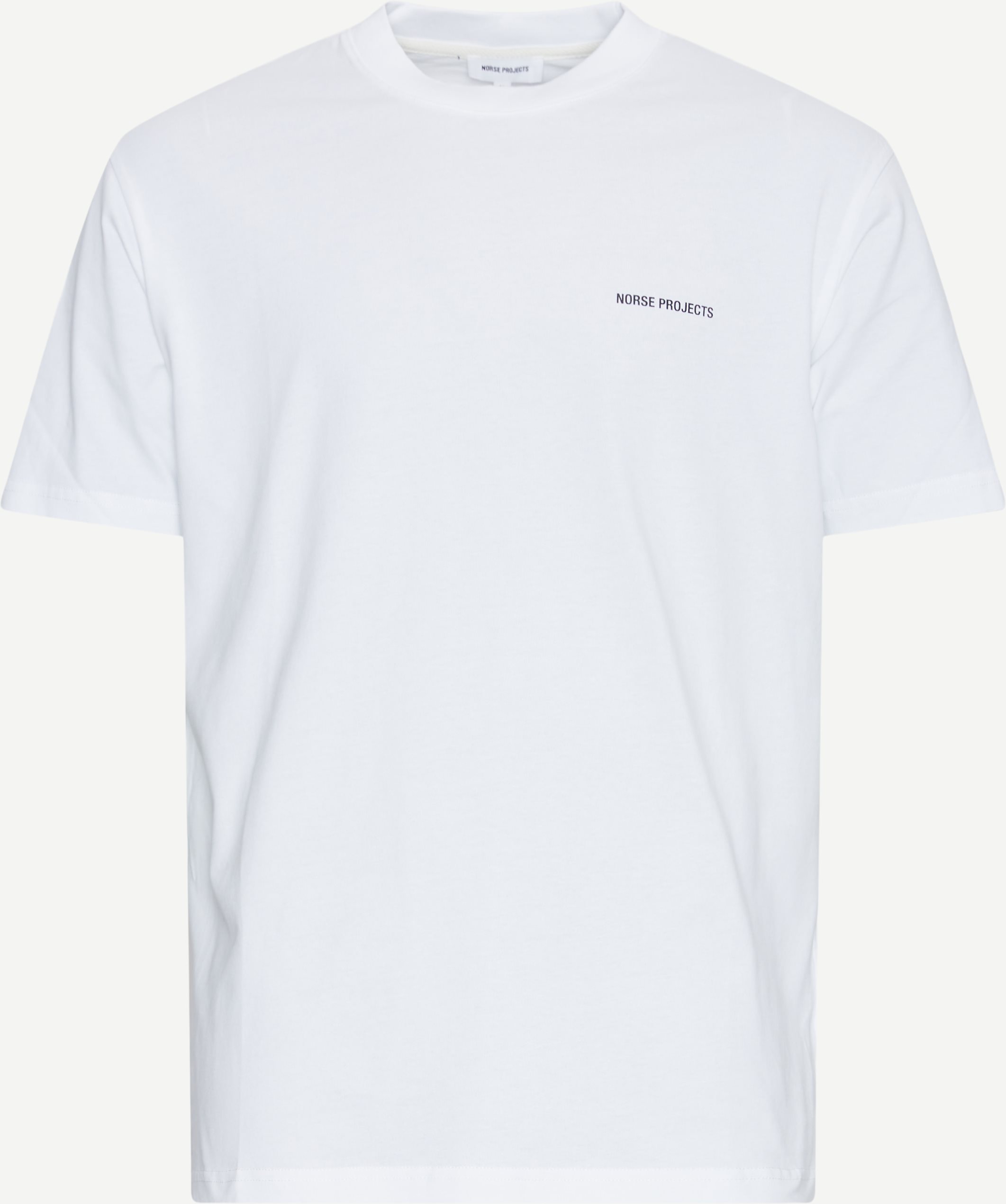 Norse Projects T-shirts JOHANNES ORGANIC LOGO T-SHIRT N01-0606 White