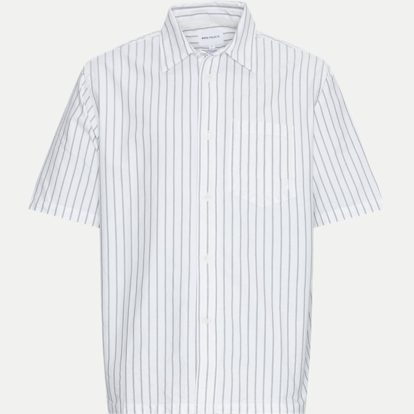 Norse Projects Skjortor IVAN RELAXED OXFORD SHIRT N40-0623 HVID
