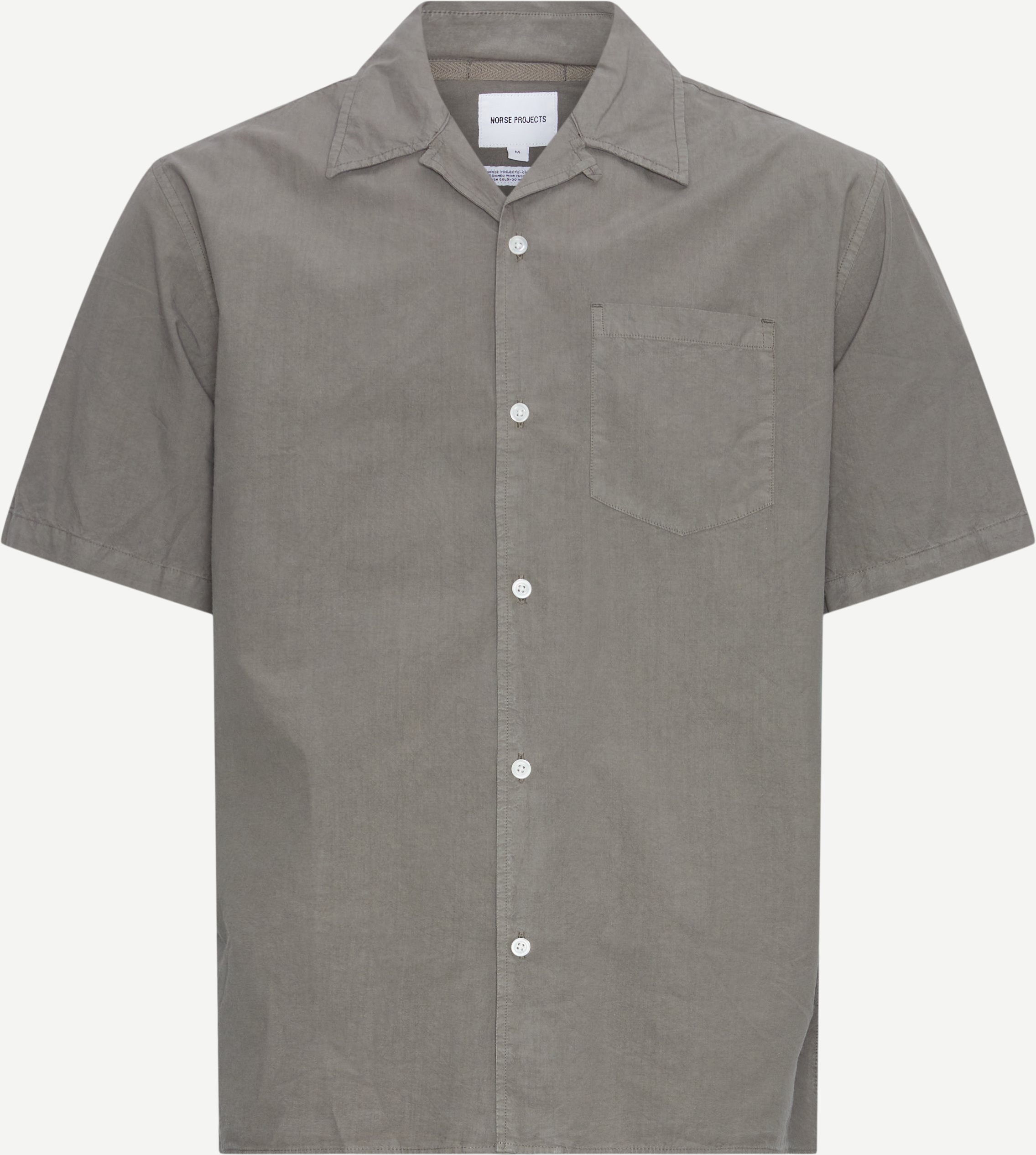 Norse Projects Short-sleeved shirts CARSTEN COTTON TENCEL SHIRT N40-0579 Sand