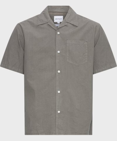 Norse Projects Short-sleeved shirts CARSTEN COTTON TENCEL SHIRT N40-0579 Sand