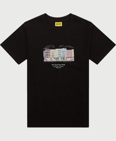 555 SOUL T-shirts LUDLOW ST. Black