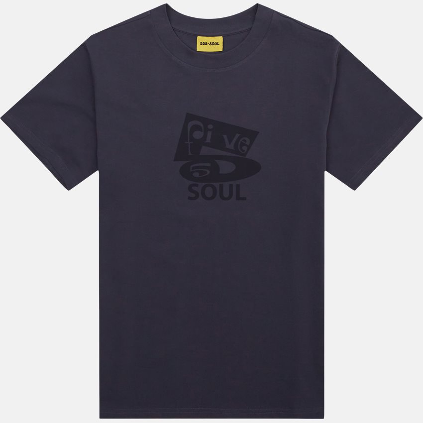 555 SOUL T-shirts 555 SOUL GARMENT NAVY