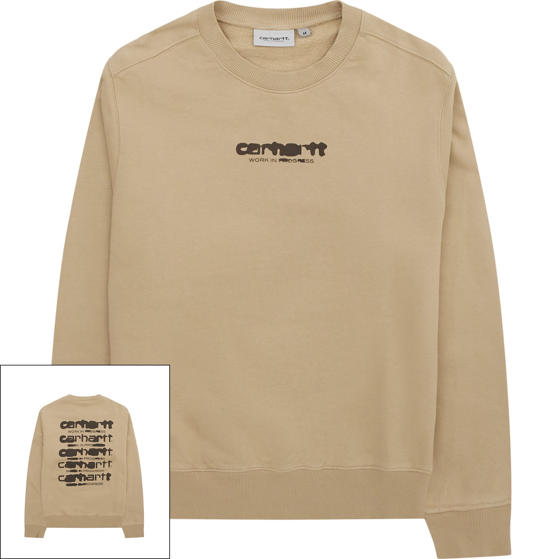 Carhartt WIP Sweatshirts INK BLEED SWEATSHIRT I032966 Sand