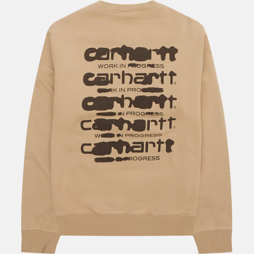 Carhartt WIP Sweatshirts INK BLEED SWEATSHIRT I032966 SABLE